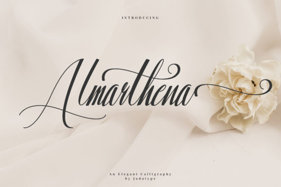 Almarthena: The Free-Flowing Script Font Worth Trying