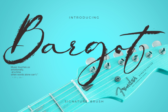 Bargot: The Handwritten Font That Elevates Every Design