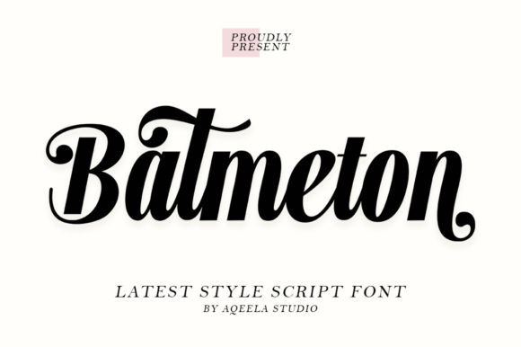 Batmeton Script – A Premium Script Font for Creative Projects