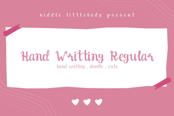 Hand Writting – A Free-Flowing Script Font Worth Exploring