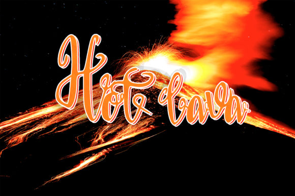 Hot Lava: The Script Font That Brings the Heat