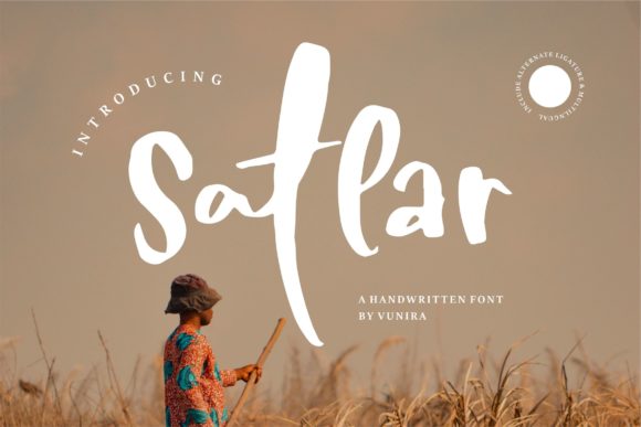 Satlar Script Font β High-Quality Typography for Creative Projects