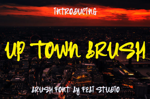 Up Town Brush: The Script Font Your Designs Need